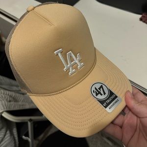 LA Dodgers trucker hat